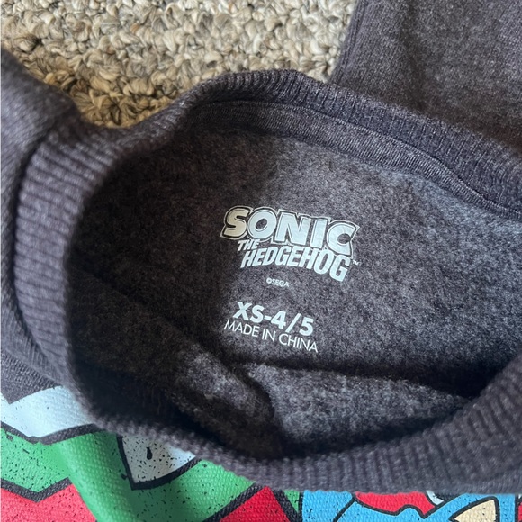 Sonic The Hedgehog 2 piece Set Size XS 4/5 - Picture 4 of 4